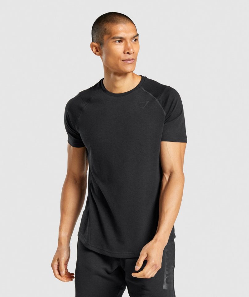 Men's Gymshark Bold T-Shirts Black | NZ 3TFVKX